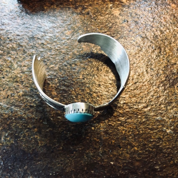 Carolyn Pollack Roderick Tenorio turquoise bracelet small size - Picture 5 of 5